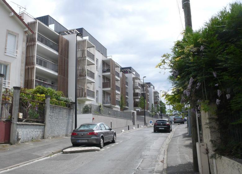 vue depuis la rue des Marais
