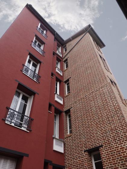 façade sur cour - après travaux