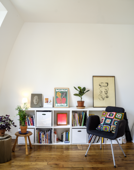 Ouverture du séjour, rénovation sols et murs - photos par A. Dupuid