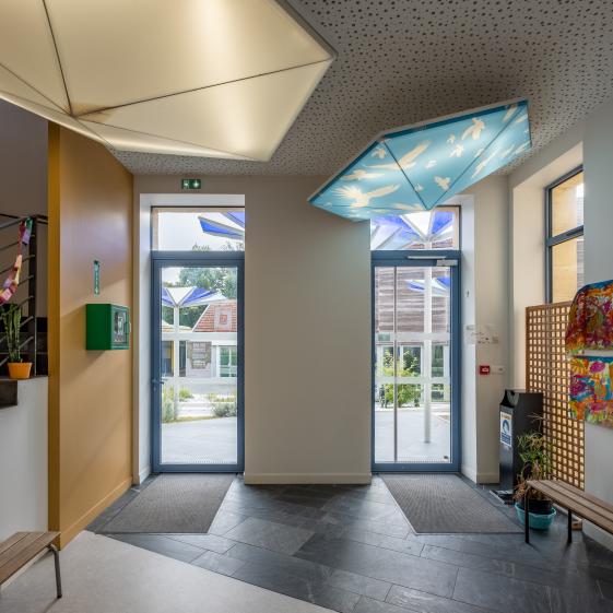 Hall d'entrée de l'école
