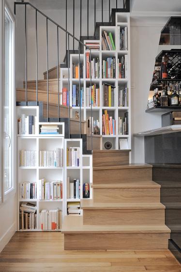 L'escalier bibliothèque