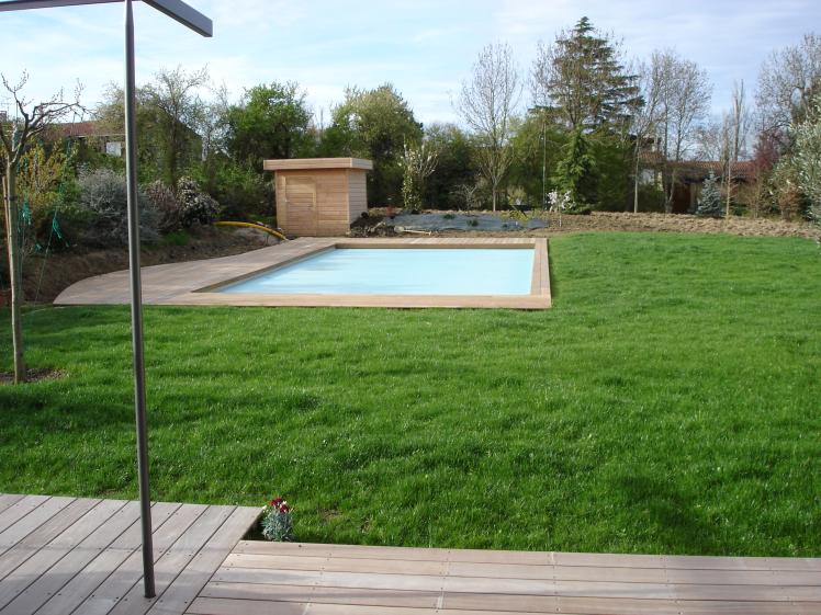 piscine, terrasse  & pool house