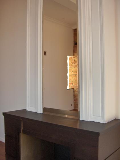 réhabilitation, détail cheminée