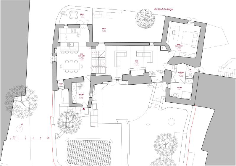 plan du premier étage