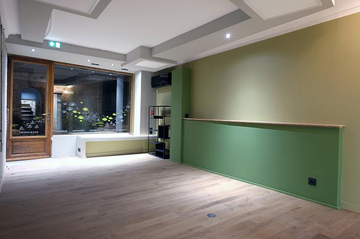 Rénovation et aménagement intérieur du magasin L'Humeur Vagabonde.