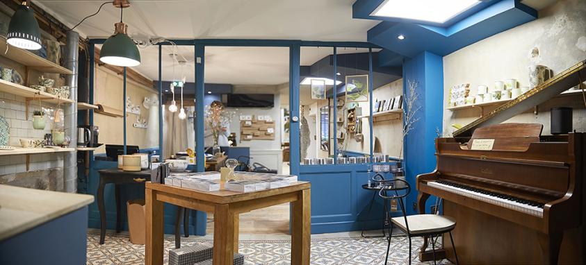 Rénovation et aménagement intérieur du magasin L'Humeur Vagabonde.