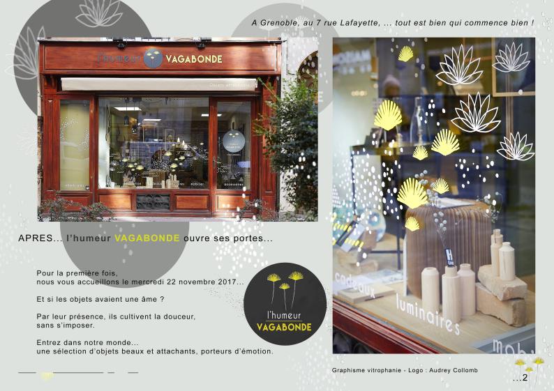 Rénovation et aménagement intérieur du magasin L'Humeur Vagabonde.