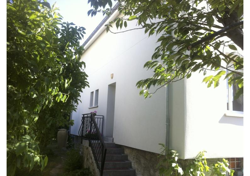 Projet Guermond à Grand Quevilly (76120) - Accès de la maison, façade Nord-est