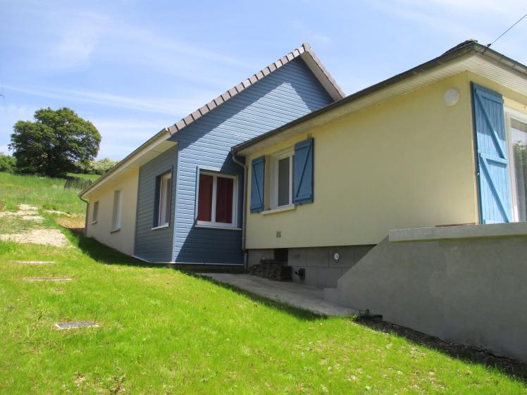 Projet Soyer à Longueville-sur-Scie (76). Vue Ouest / Sud-ouest