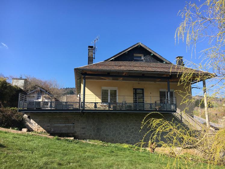 Encorbellement de terrasse 