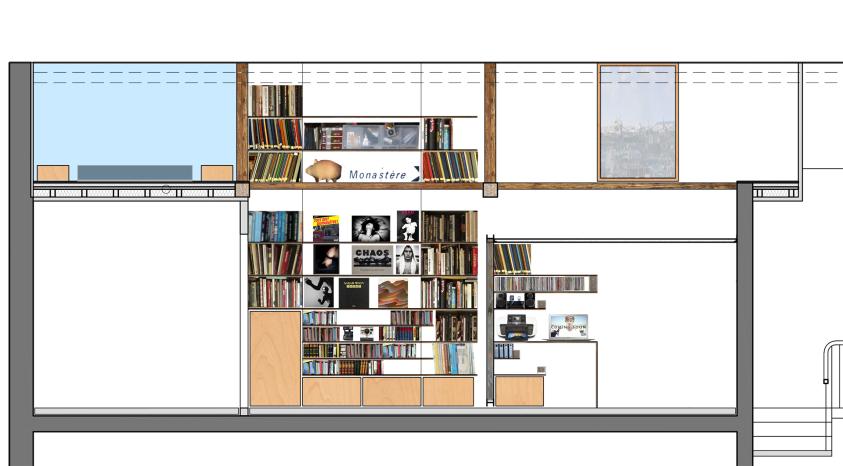 DESSIN DE LA BIBLIOTHEQUE