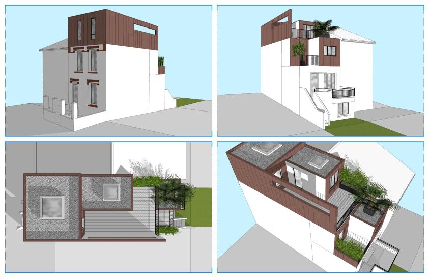 Vues 3d Projet E - non retenu (Extrait Étude de Faisabilité)