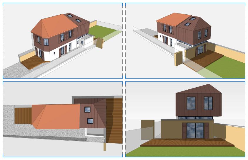 Vues 3d Projet 2 (Extrait Etude de Faisabilité)