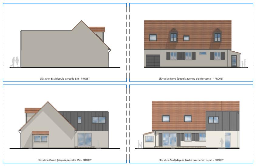 Façades (Extrait Dossier de Permis de Construire)