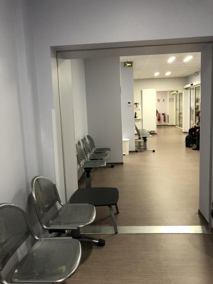 Salle d'attente patientèle