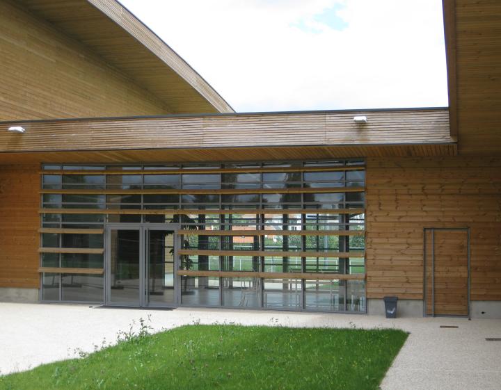 Vue sur l'entrée