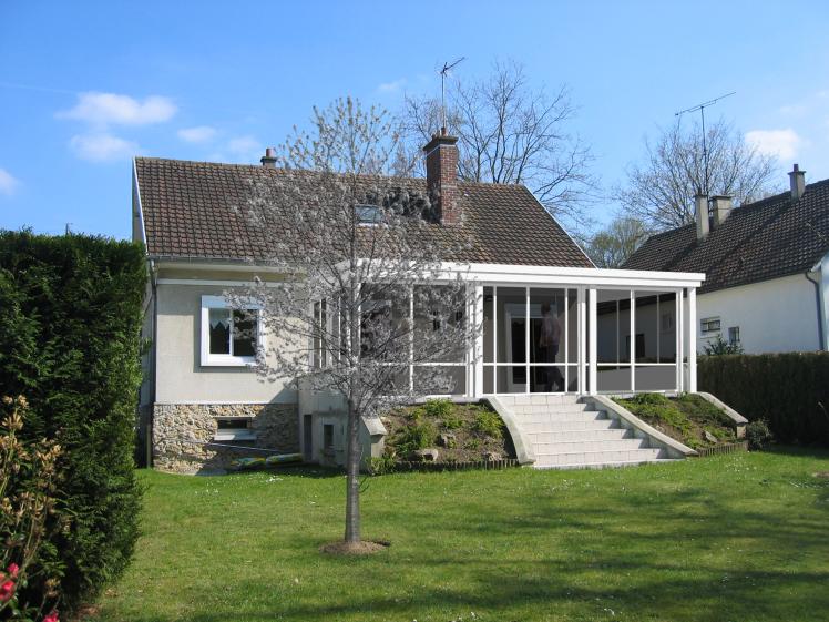 Vue de l'extension sur jardin
