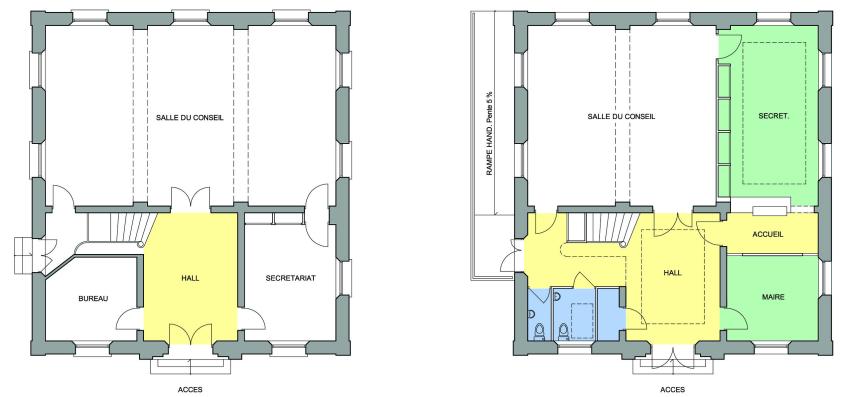 Plans de la mairie