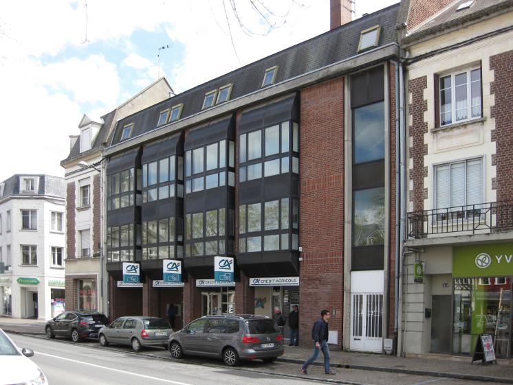 Vue depuis la rue