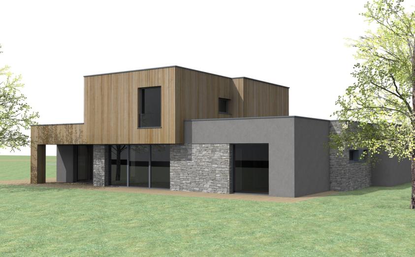 Projet neuf toiture terrasse