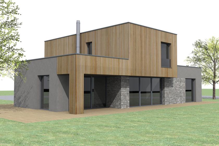 Projet neuf toiture terrasse
