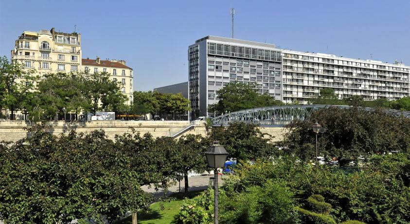Photo des façades, boulevard Bourdon