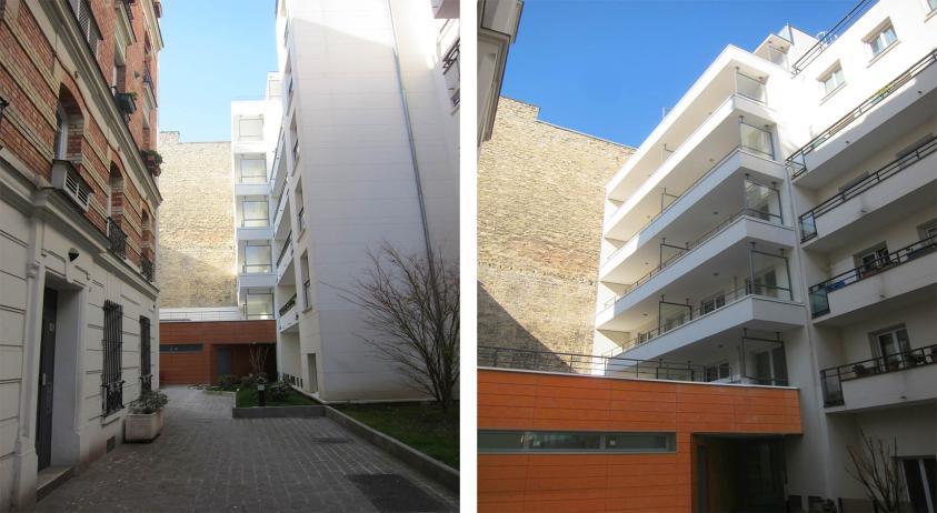 Façade sur cour