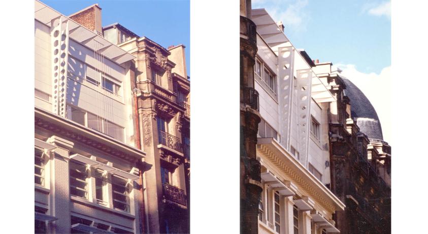 Détail façade rue du Laos 