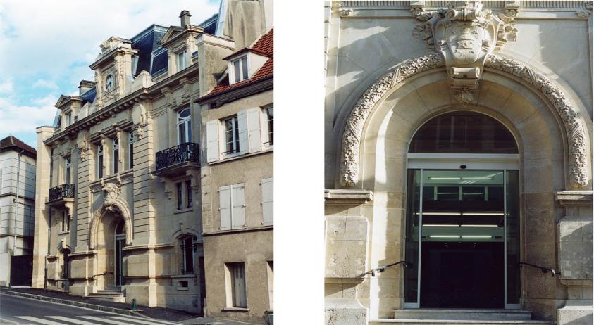 Façade sur rue & détail