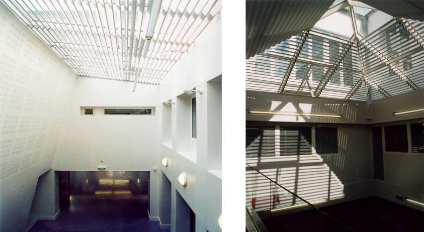 Verrières au cœur du bâtiment