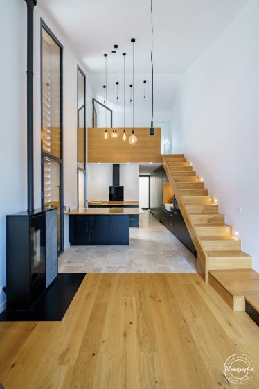 JRA Justine Reverchon Architecte - Maison B76 - zone de vie