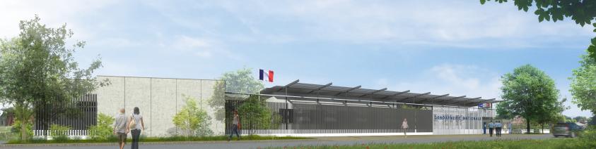 Vue principale gendarmerie St Savin