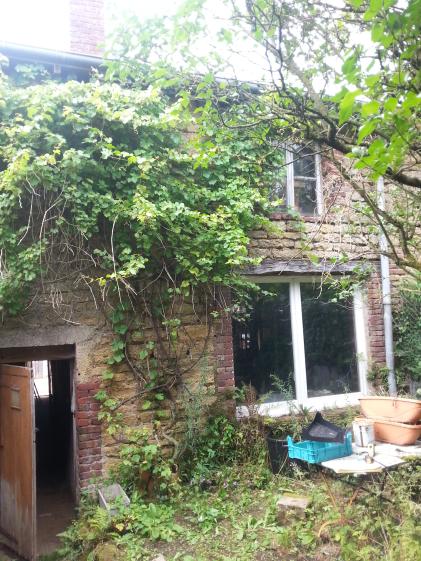 Le bâtiment existant: façade sur jardin