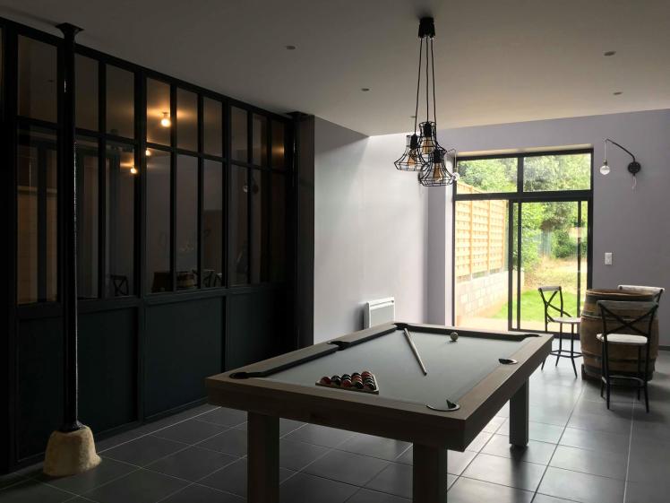 la salle commune de billard