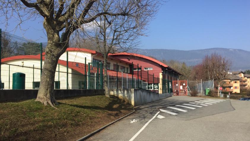 Ecole avant le projet d'extension.