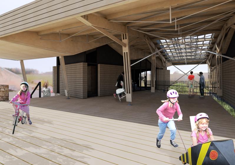 Espace commun couvert