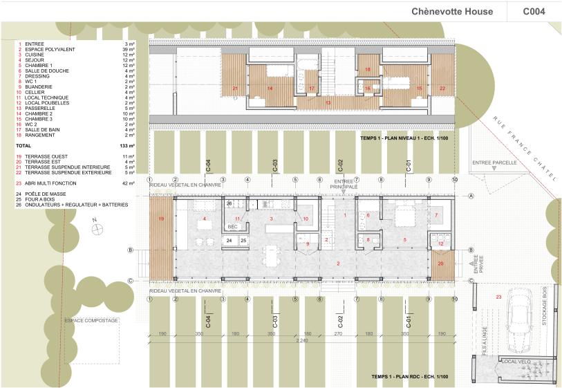 Plans des niveaux