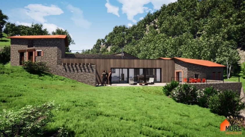 Rénovation et Extension d'un ancien Moulin