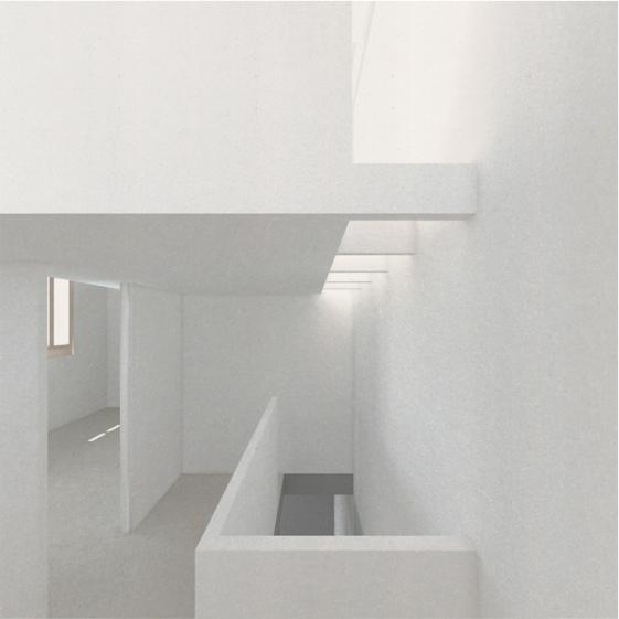 Vue perspective de l'accès à la suite parentale