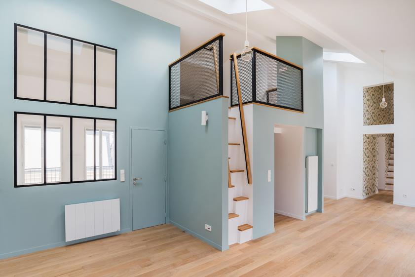 Séjour sous double hauteur