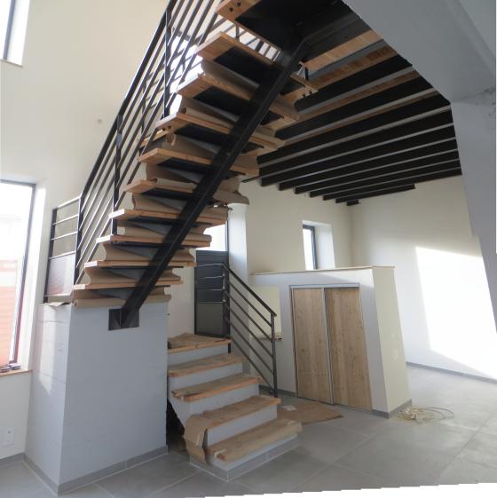 L'escalier, élément centrale de la maison
