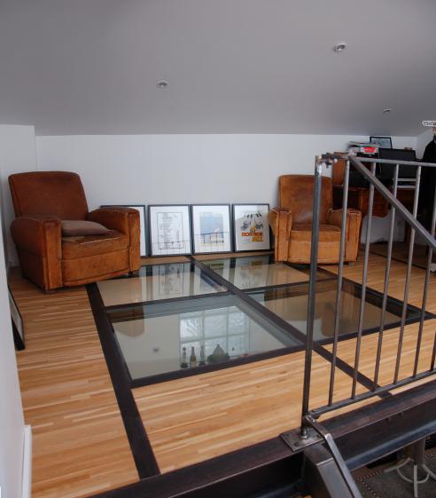 Détail plancher de mezzanine