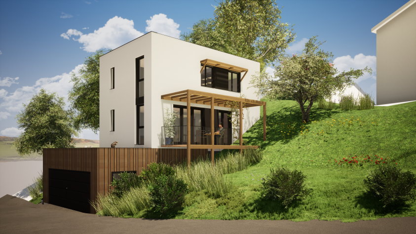 façade jardin