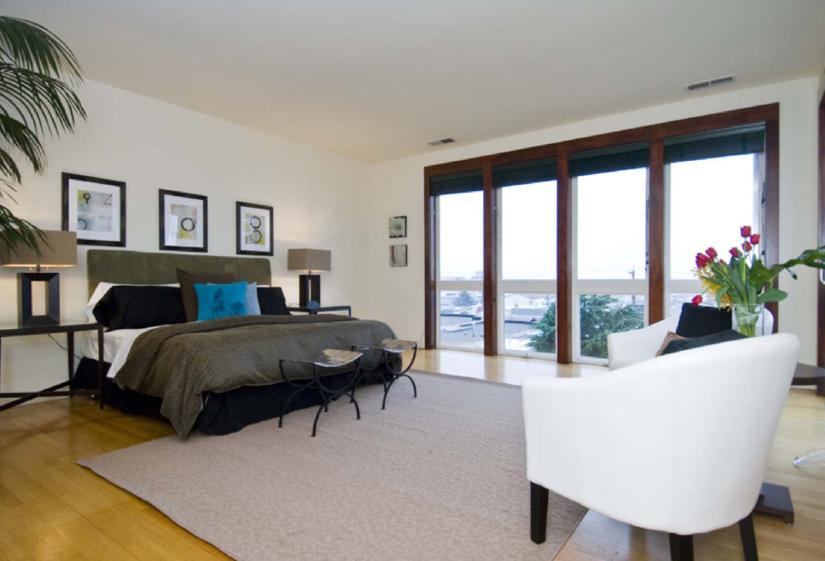Chambre parentale sur jardin
