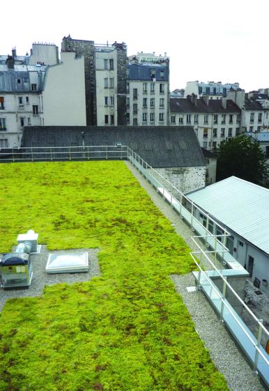 Vue toiture extérieur © Rouge Basilic