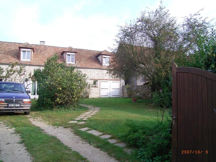 Longère existante vue depuis l'entrée 