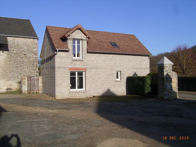 Vue après travaux de Clos et Couvert depuis la cour 