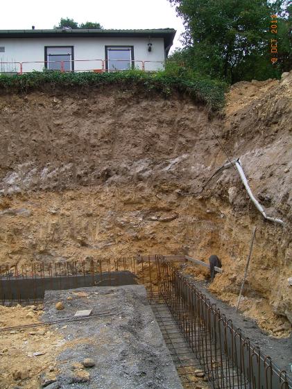Chantier en fort dénivelé