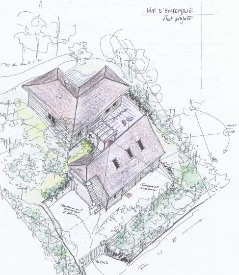 Croquis esquisse du projet