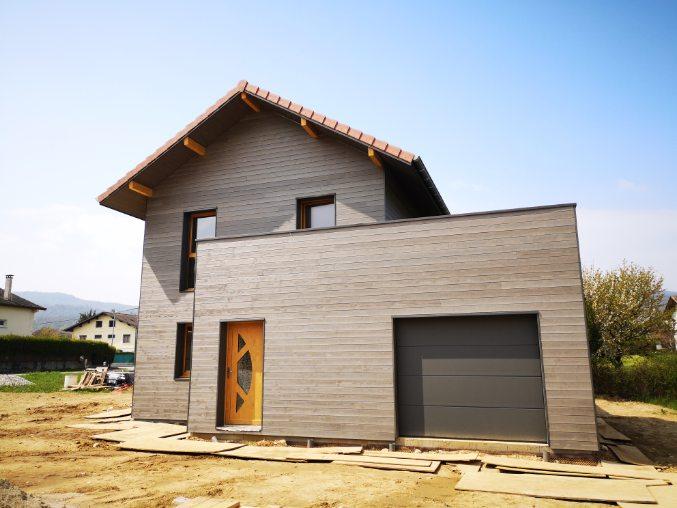 Construction d'une maison à ossature bois pour la famille C.